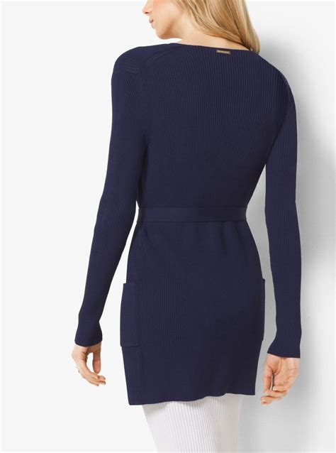 michael kors navy sweater women viscose|Michael Kors Viscose Blue Sweaters for Women for sale .